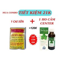 Combo 1 cai sữa cho bé và 1 siro ho cảm center giúp bổ phế, giảm ho, long đờm, hỗ Trợ giảm Các Triệu chứng viêm họng