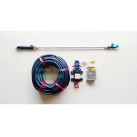 Combo 1 cần phun thuốc và máy bơm mini 12v cho hoa lan, cây cảnh