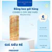 Combo 1 Cây Băng Keo 200 Yard Băng keo đóng hàng, dán thùng [1.8kg]
