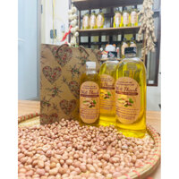 Combo 1 chai dầu lạc nguyên chất 1L + 1 chai 500ml