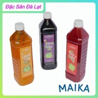 Combo: 1 chai nước ép dâu tây + 1 chai nước cốt chanh dây + 1 chai nước cốt dâu tằm Ngọc Thảo