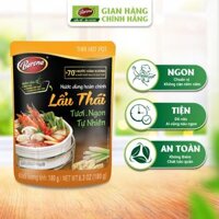 Combo 1 hộp (10 gói) Nước Dùng Lẩu Thái Barona 180g tươi ngon chuẩn vị không cần nêm nếm