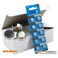 Combo 1 Hộp (20 vỉ ) Pin cúc áo 1.5V LR44 AG13 CX44 SR44 357A A76 dung lượng 165mAh