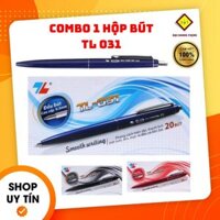 COMBO 1 hộp bút bi Thiên Long TL 031 viết bi TL nét ngòi 0.5mm 20 cây/hộp CHÍNH HÃNG