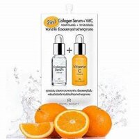 COMBO 1 HỘP COLLAGEN SERUM + VITAMIN C 2IN1 THÁI LAN