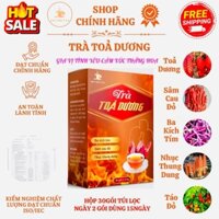 Combo 1 hộp Trà Toả Dương Hữu cơ tự nhiên không đường + 1 chai bọt vệ sinh nam POWER X-MEN BOSS chiết xuất thảo dược