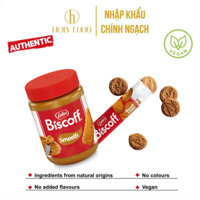 [Combo 1 Hũ + 1 Cây Bánh] Kem phết bánh 400g + Bánh Quy Sandwich Lotus Biscoff 150g - Xuất xứ Bỉ