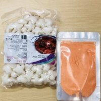 combo 1 kg bánh gạo hoa sao tim kèm 100g bột phô mai lắc kèm 100g sốt tương ớt Hàn Quốc