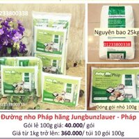 Combo 1 kg đường nho làm tào phớ, tàu hũ - Nhập khẩu chính hãng Pháp, Bộ y tế kiểm định