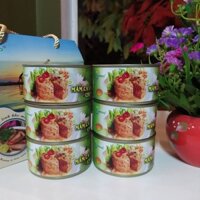 Combo 1 lốc (6 lon) Mắm cá linh chưng trứng và thịt đóng hộp thơm ngon hiệu Antesco - HSD 24 tháng