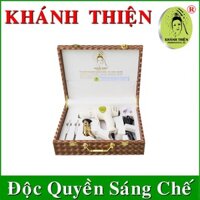 COMBO 1 máy cứu ngải Khánh Thiện (hộp gỗ cắm điện trực tiếp), 1 hộp thuốc viên- Xóa bỏ nỗi lo xương khớp