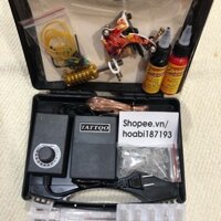 Combo 1 máy xăm học viên , máy phát màu ngẫu nhiên