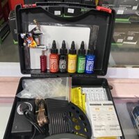 Combo 1 máy xăm kèm 5 mực xăm lên da 899k