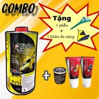 COMBO 1 Nhớt Eni Scooster MA2 5w40 1,2L+1 Lọc nhớt+2 Tuýp Nhớt Láp Eni 120ML