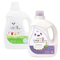 Combo 1 Nước Giặt Hàn Quốc Aga - Ae Kháng Khuẩn và 1 Nước xả Hàn Quốc Aga-ae cho bé - Blue Sky 3L
