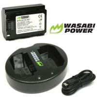 COMBO 1 PIN VÀ SẠC ĐÔI WASABI FW50 CHO SONY A7 A6000 A6300 A6500