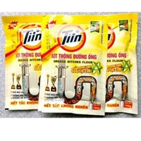 COMBO 1 THÙNG 100 Gói Bột Thông Tắc Đường Ống Cực Mạnh TIIN (100g) - Hết Tắc Không Nghẽn