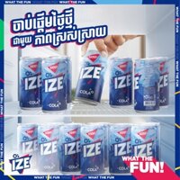 [COMBO 1 THÙNG 24 LON] NƯỚC GIẢI KHÁT IZE COLA Tươi nhập khẩu Campuchia lon 330ml – MÁT LẠNH, ĐẬM VỊ, SIÊU "FUN"