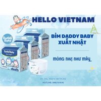 Combo 1 thùng 3 bịch Bỉm quần Daddy Baby chim cánh cụt xuất Nhật Bản siêu xịn M44/L40/XL36/XXL32