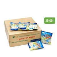 Combo 1 THÙNG (30 gói) CHÁO YẾN MẠCH TÂM MINH ĂN LIỀN THỰC PHẨM CHAY SẠCH EATCLEAN