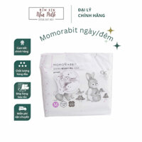 Combo 1 thùng 4 bịch Tã, Bỉm MOMORABBIT DÁN/QUẦN S36/M32/L30/XL28 M30/L28/XL22/XXL18