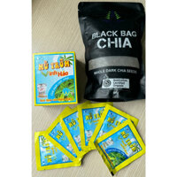 Combo 1 Túi Chia Đen Black Bag 500g Và 1 Hộp Mũ Trôm Vĩnh Hảo Vị Tự Nhiên 150g