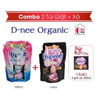 Combo 1 Túi Giặt 1,8L + 1 Xả Hygiene 1150 túi Mix Màu Tùy Chọn