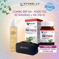 [Combo 1 xịt khoáng+ 1 Hà Thủ ô] Xịt khoáng tế bào gốc Hàn Quốc KyungLab PDRN, hà thủ ô đen tóc Hoa Việt