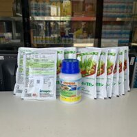 Combo 10-15-20 gói phân bón Hợp Trí HK NPK 7-5-44TE gói 40g + 1 chai Thuốc diệt muỗi, côn trùng Cyp usa 200EC chai 100ml