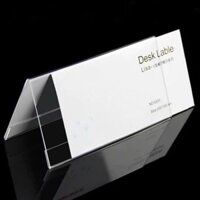 Combo 10-50 cái 5x20cm, Kệ mica chức danh, bảng tên học sinh, menu mica chữ A 2 mặt, bảng giá, tên sản phẩm SH010