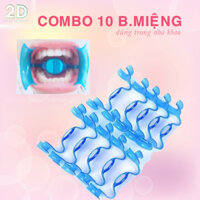 Combo 10 Banh Miệng Chặn Lưỡi Nha Khoa Có Gương