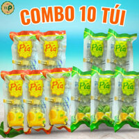 Combo 10 Bánh Pía Mini Tân Lộc Phát | Vị Lá Dứa Sầu Riêng & Đậu Xanh Sầu Riêng