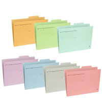 Combo 10 Bìa giấy Plus IF Flat File A4 E87 - File đặt bàn, file lệch, file acco không kẹp, Individual folder