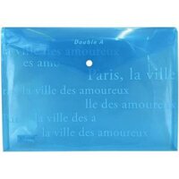 Combo 10 Bìa nút Double A nhiều màu sắc, cúc đóng thông minh Túi Clear bag - Trắng