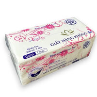 Combo 10 bịch 300 tờ giấy ăn rút lụa mềm mịn, siêu dai, không bở Vietnam airline