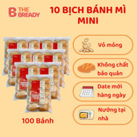 Combo 10 bịch bánh mì mini đông lạnh The Bready