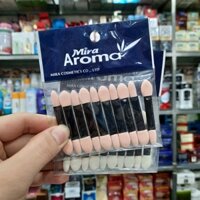 Combo 10 Bịch Cọ Mút 2 Đầu Mira Aroma (10 Cây/bịch)