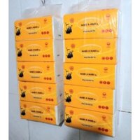 Combo 10 bịch giấy ăn Media Mart 300 tờ/3 lớp gấu trúc dai mềm mịn