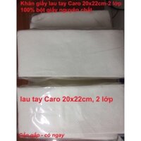 Combo 10 bịch gvs cutie 500gr không lõi và 10 gói giấy lau tay khổ 20x22