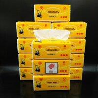 Combo 10 bịch khăn giấy rút Media Mart 3 lớp gấu trúc dai mềm mịn - Giấy rút trắng loại 1 bịch lớn