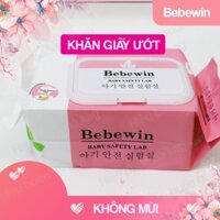 combo 10 bịch Khăn giấy ướt Bebewin không mùi 150g