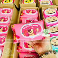 Combo 10 Bịch Khăn Ứớt Baby Wipes ( 650gr/gói màu ngẫu nhiên)