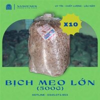 COMBO 10 bịch Meo Nấm Rơm Thần Nông (500g) - Thương Hiệu NAROFARM 40 Năm
