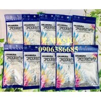 Combo 10 bịch Tăm chỉ kẽ răng Okamura chăm sóc răng miệng 1 bịch 50 cây