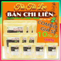 Combo 10 Bịch Trà Bạch Hoa Xà & Bán Chi Liên 900g (300 túi lọc ) [Thanh nhiệt, lợi tiểu, ung thư, viêm gan, viêm gan,..]