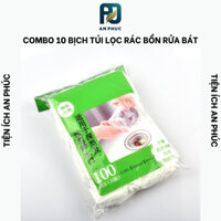 [COMBO] 10 BỊCH TÚI LƯỚI LỌC RÁC THÔNG MINH CHO BỒN RỬA CHÉN BÁT - Siêu Rẻ