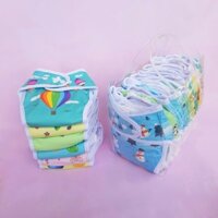Combo 10 bỉm + 20 lót Tã vải, bỉm vải Mommykids siêu thấm, chống hăm, chống tràn Size M, L. Made in Việt Nam