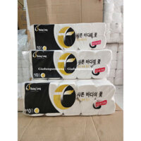combo 10 bịt 100 cuồn giấy vệ sinh bì Hàn Quốc Hoàng Long 7kg freeship
