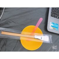 Combo 10 bộ bát nhựa to ,cọ gỗ, thìa nhựa pha mặt nạ dùng làm đẹp da
