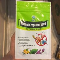 Combo 10 bộ dán sticker đuổi muỗi thiên nhiên an toàn 100%